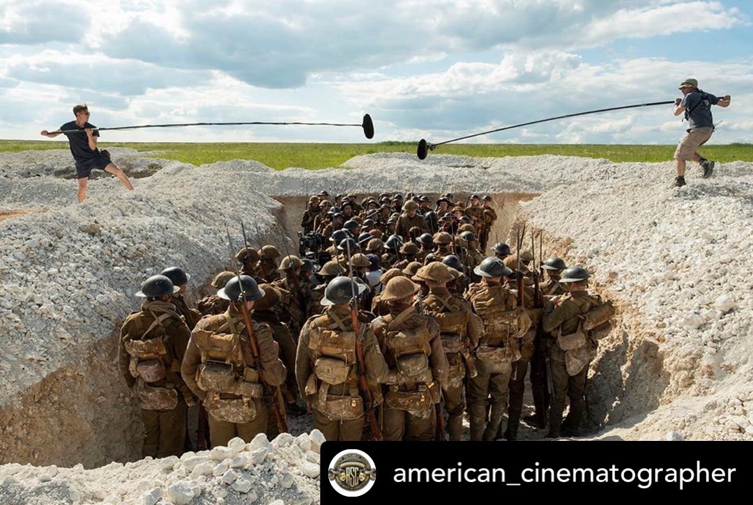 ProtectingtheF's tweet photo. “For his work on the World War I drama 1917, Roger Deakins, ASC, BSC has been nominated for an ASC Award, BAFTA Award, and Academy Award for Best Cinematography.
.
Photo by François Duhamel, SMPSP, courtesy of Universal Pictures. “ 
From @AmericanCine .
.
.
#cinematography https://t.co/wHsCEuSm3H