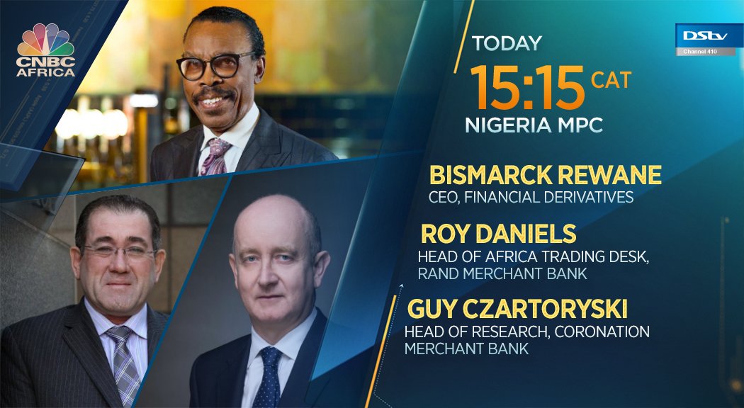 CNBC Africa (@cnbcafrica) on Twitter photo 2020-01-24 13:08:25 Dont miss #Nigerias MPC meeting airing today at 15:15 CAT on #CNBCAfrica. You can also watch it here >> cnbcafrica.com/watch Dont miss #Nigerias MPC meeting airing today at 15:15 CAT on #CNBCAfrica. You can also watch it here >> cnbcafrica.com/watch