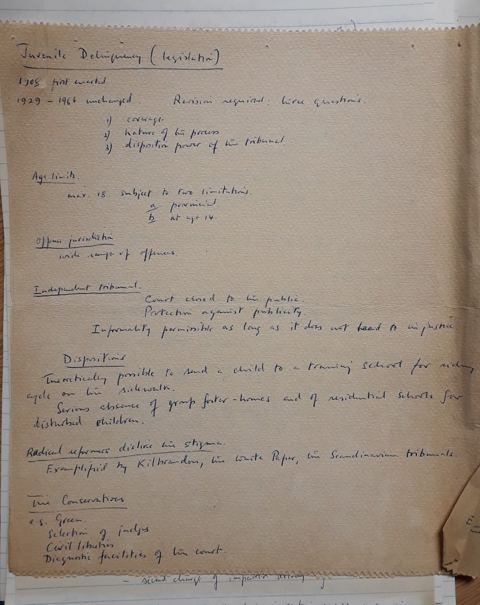 socialwork100's tweet image. I'm not sure how common this is in academia, but Professor John Spencer seems to have run out of paper quite a bit -  notes relating to #juveniledelinquency #marriage #sexualrelations #infidelity #trainingschools #rehabilitation all written on envelopes and paper towels!
