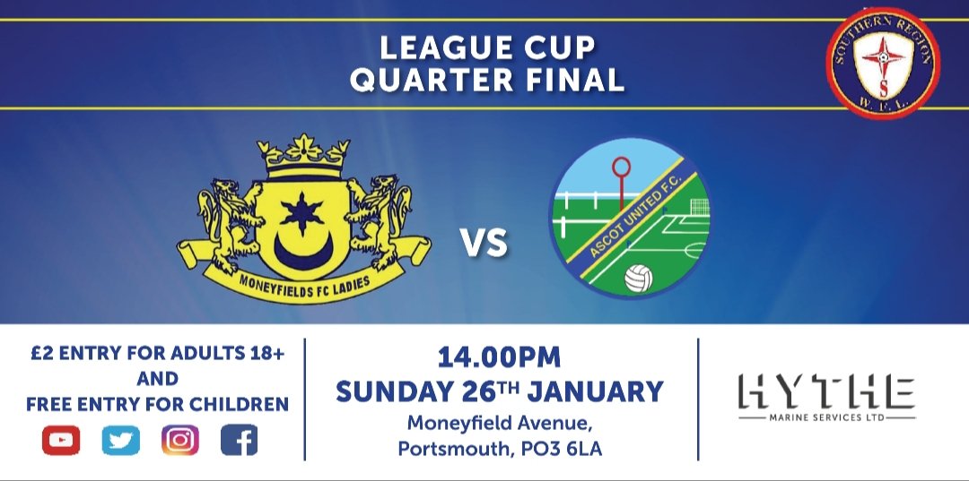 AscotWomenFC's tweet photo. After two hard fought wins over Newbury and Abingdon Town in previous rounds the #YELLAWOMEN 💛💙 travel to Portsmouth this weekend to face League leaders Moneyfields in the League Cup Quarter final. https://t.co/NIPMo3NNCM