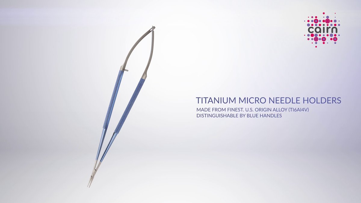 cairntechnology's tweet image. Stille produce beautifully crafted and lightweight micro needle holders for vascular and plastic surgery. See youtu.be/OzSpWNyi6_g #microsurgery #microinstruments #microneedleholders #surgicalexcellence #surgicalperformance #surgicalnews