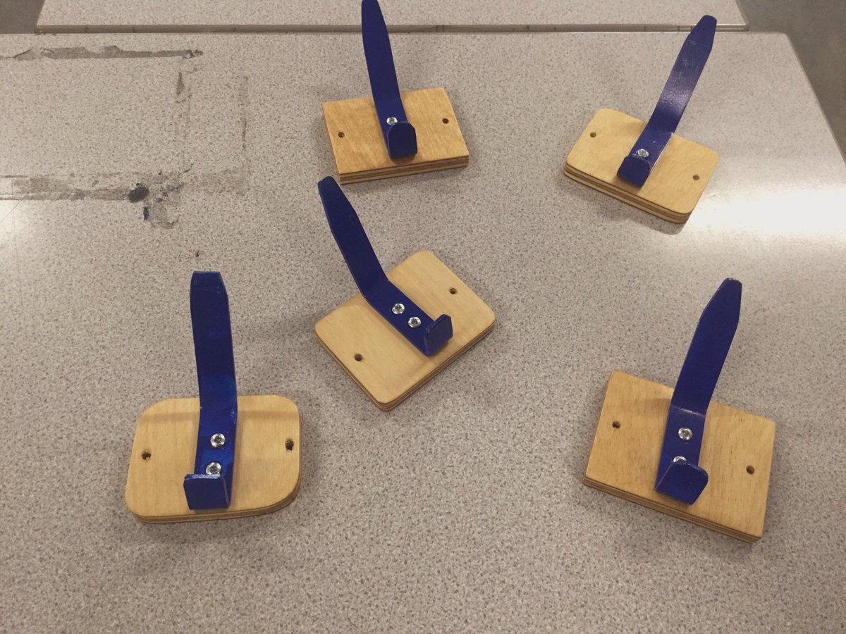 DT_ACS's tweet photo. Practical Friday once again with Yr 9 Engineers #coathook #keepmehanging https://t.co/JvFDSffvKC