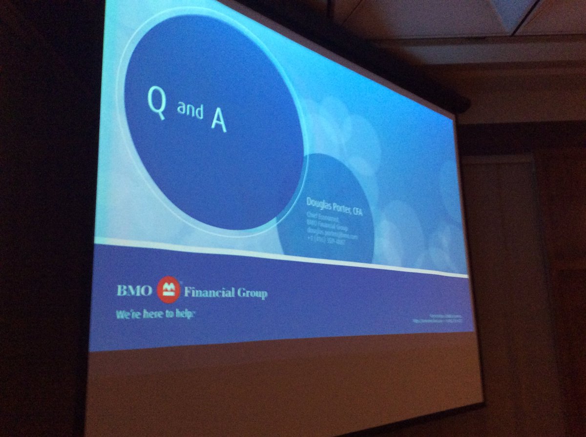 A great night in Windsor!! 

Doug Porter, BMO Chief Economist shared his economic insights and predictions with our valued BMO clients!  A packed house welcomed our esteemed colleague! 

#BMOgrowthegood <a href="/remodipaolo1/">remo dipaolo</a> <a href="/JimInglis5/">Jim Inglis</a>