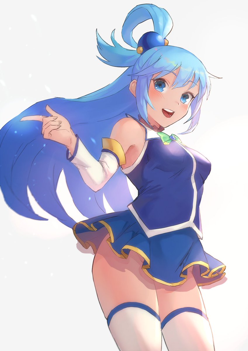 アクア(このすば) 「アクシズ教に・・・入ろう・・! 」|宮本サトルのイラスト