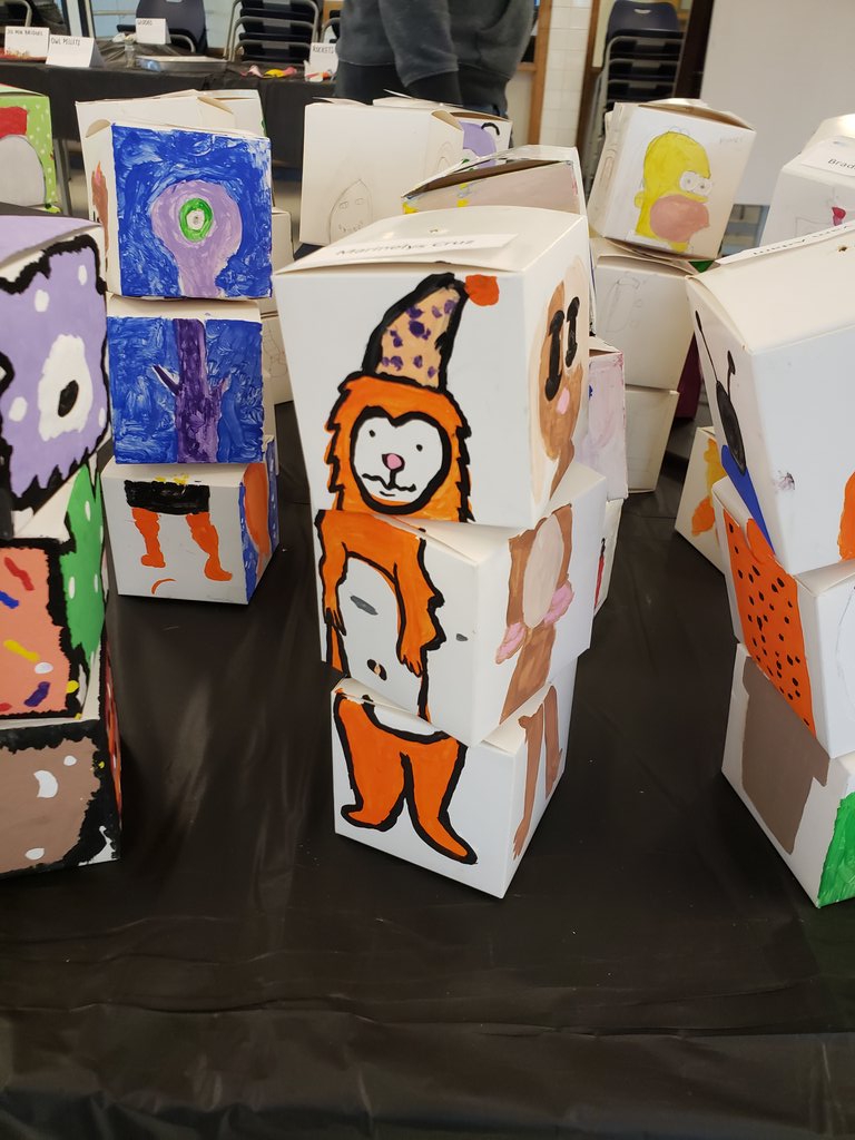 SCSDEnrichment's tweet image. More artwork from the Peaceful Schools showcase at H. W. SMITH.