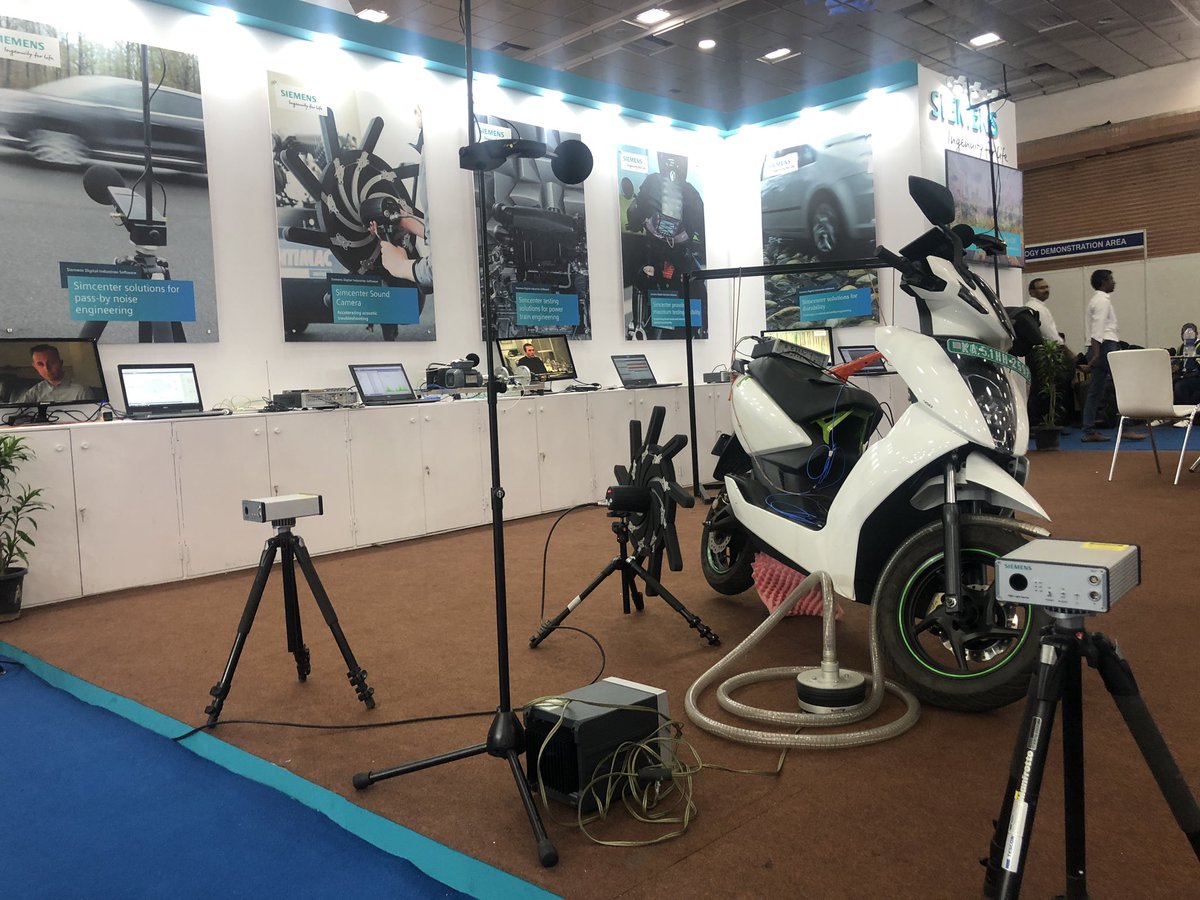 s_kumaraswamy's tweet photo. Simcenter Testing solutions at #AutomotiveTestingExpo2020 Multi physics data acquisition hardware with a complete suite of acquisition, analytics & modeling software to cover a wide range of test needs @siemenssoftware @SuprakashCee @SiemensSW_IN @OMRcat @Gautamplm @BhavukNagpal https://t.co/7FeJCCFJZB