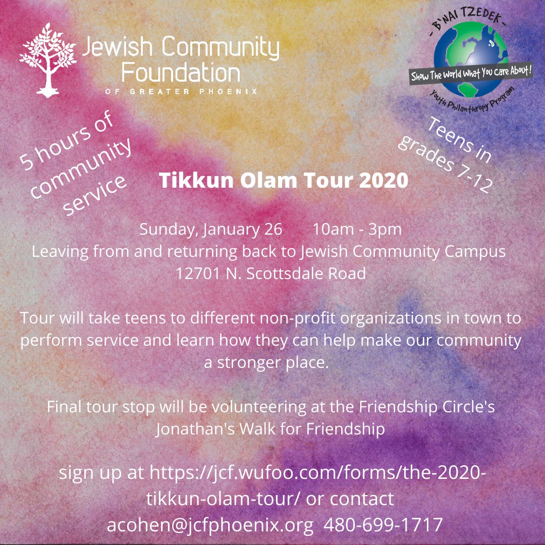 TCTYofficial's tweet photo. We have quite a few events coming up! Sign Up for the Tikkun Olam Tour online, and RSVP to Erin for the Bachelor Party! https://t.co/BUJQU83C5D