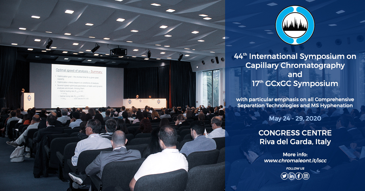 ChromaleontS's tweet photo. We cordially invite you to participate to #Riva2020, to experience the rich scientific program, including oral and poster sessions, GCxGC and LCxLC courses, the exhibition area, with leading companies presenting instruments and tools, all in the great location of Riva del Garda. https://t.co/e8qrldWT0c