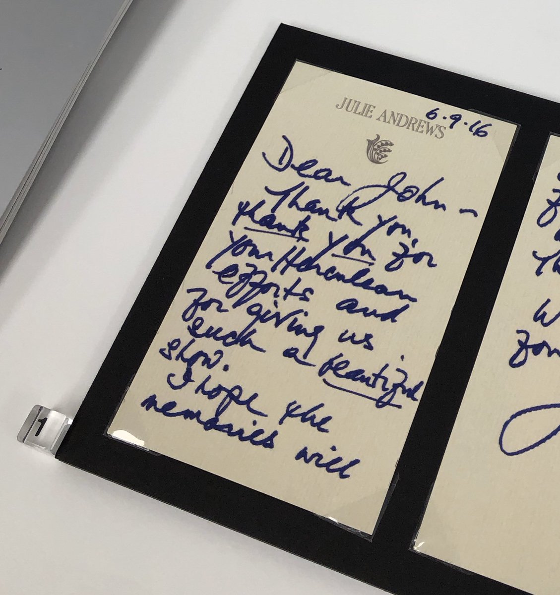 uflibexhibits's tweet photo. Did you know John David Ridge has worked with #JulieAndrews for many years? From designing costumes for #ThePrincessDiaries to the #oscars to the 2016 @OperaAustralia production of #MyFairLady.
Learn more about Ridge’s career in our new exhibit in #SmathersLibrary https://t.co/y2pGXxxrF0