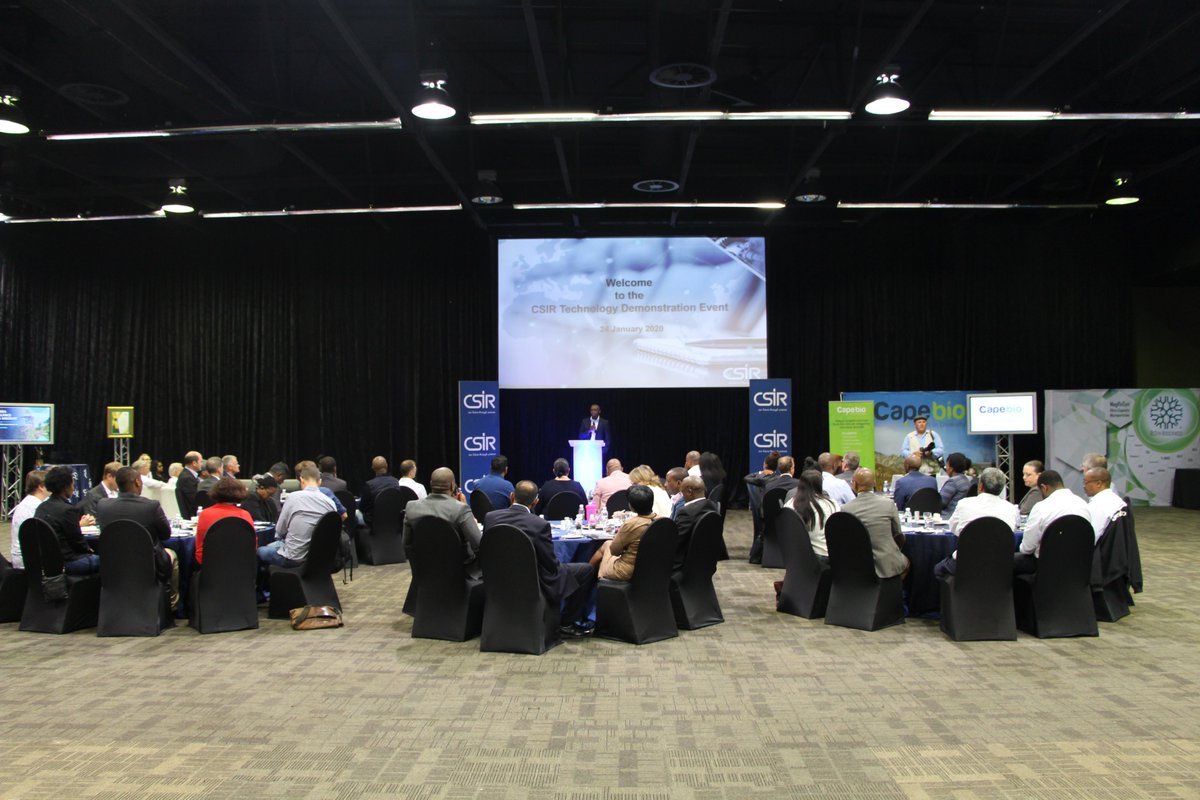 CSIR's tweet photo. Thanks to our stakeholders who joined us today for a #CSIR Technology Demonstration Event!

#TeamCSIR CEO Dr Dlamini hosted a 'show &amp; tell' event aimed at showcasing technologies available for partnerships, investments and commercialisation at the #CSIR. https://t.co/1ELxs6DsIV