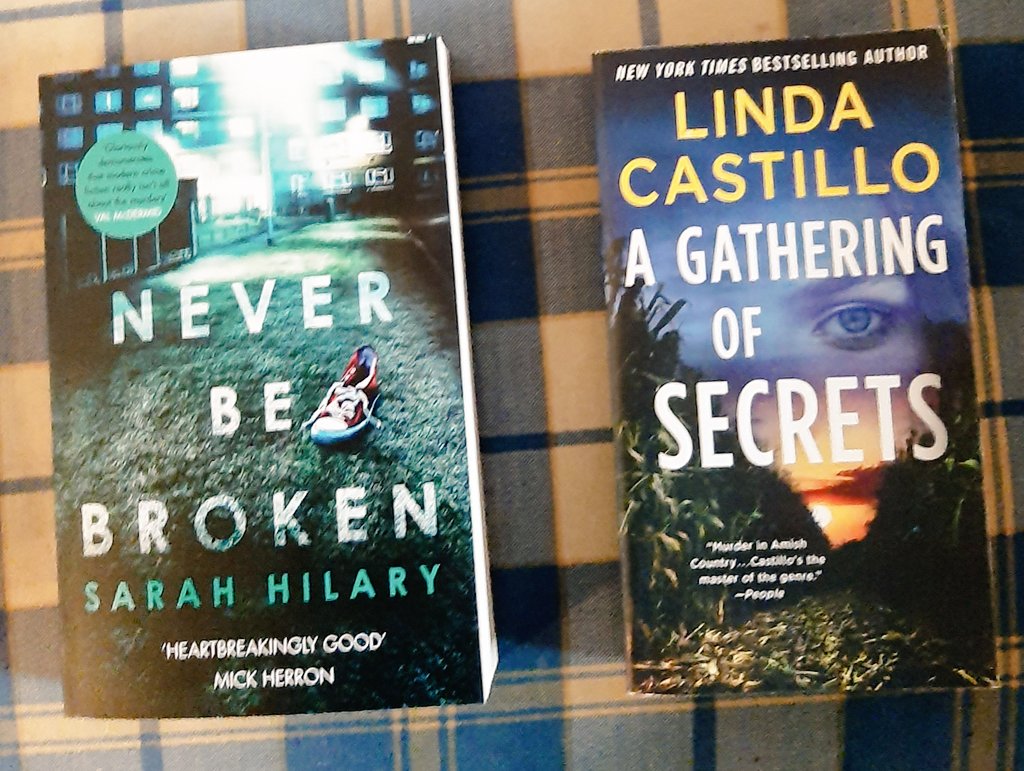 ShazsBookBlog's tweet photo. Bought myself #NeverBeBroken and #AGatheringofSecrets with some if my birthday voucher from @emthebookworm ๐๐ https://t.co/iN7ckbl1hZ
