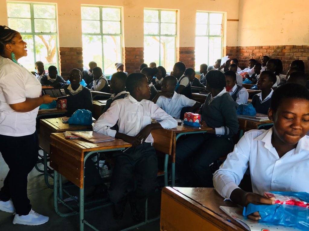 SAAC_ORG's tweet photo. Sponsor An African Child also supplied 65 grade 8 learners of Milente/Botsikana high school with the sanitary towels and toiletries that y’all donated. Thanks again 🙏🏿 
#SAAC #SponsorAnAfricanChild https://t.co/qQMT3tq41e