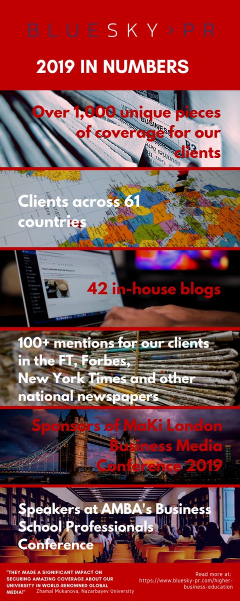 Always proud of this <a href="/BlueSky_Edu/">BlueSky Education PR</a> team but this was a great look at our work in 2019 😍👏🎉 #PRpros
