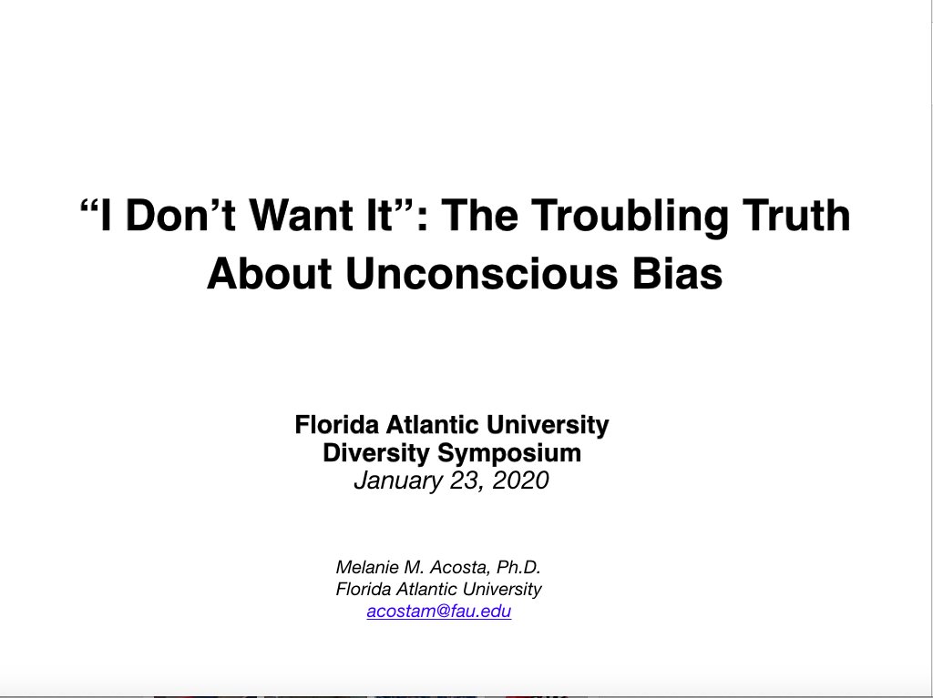 MelanieMAcosta's tweet image. Thank you Florida Atlantic University for allowing me to engage you!
#Idontwantit
#canwereturntoracismhegemonyandwhitesupremacyplease