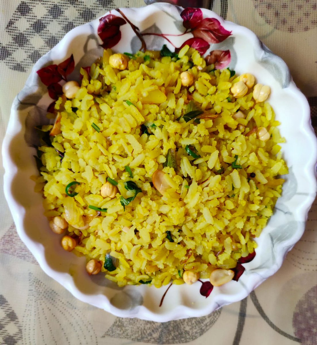 121.  #Poha From My Kitchen.  #PohaOnMyPlate  @GirishNaught 