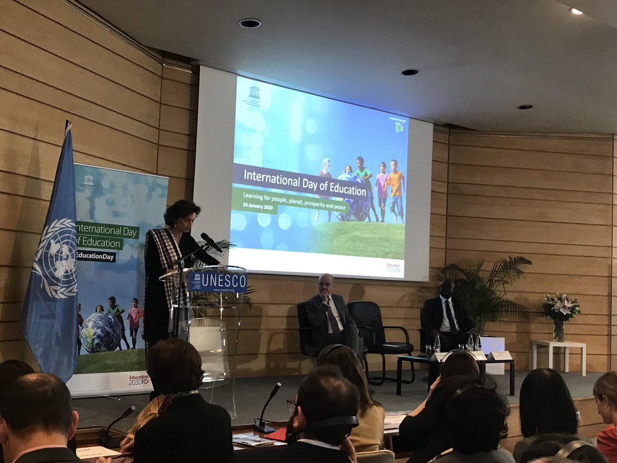 FApprenante's tweet photo. Ouverture de #LearningPlanet à l’Unesco avec JM Blanquer https://t.co/h5SR4BVhQ1