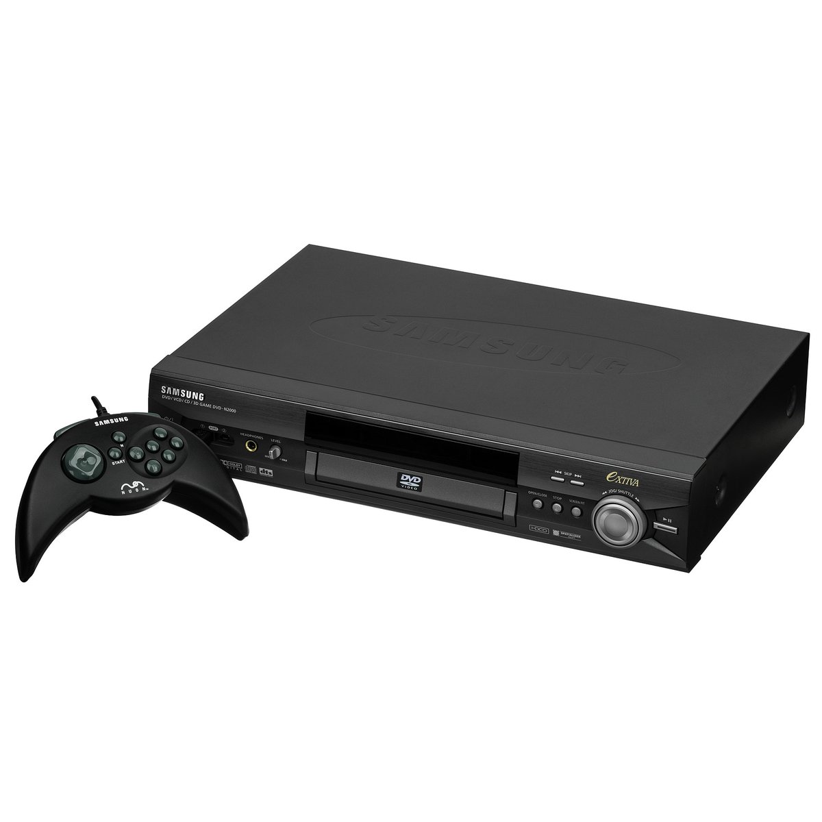 VideoKraken's tweet photo. Still at 8 games in our #SmallestFullSet, we have the Nuon by VM Labs. The Nuon is a technology integrated in some DVD Player to allow them to play Nuon compatible movies and games. By the time of its release, the graphical capabilities was already outdated.  Who else have this? https://t.co/fbh0AEr9f7