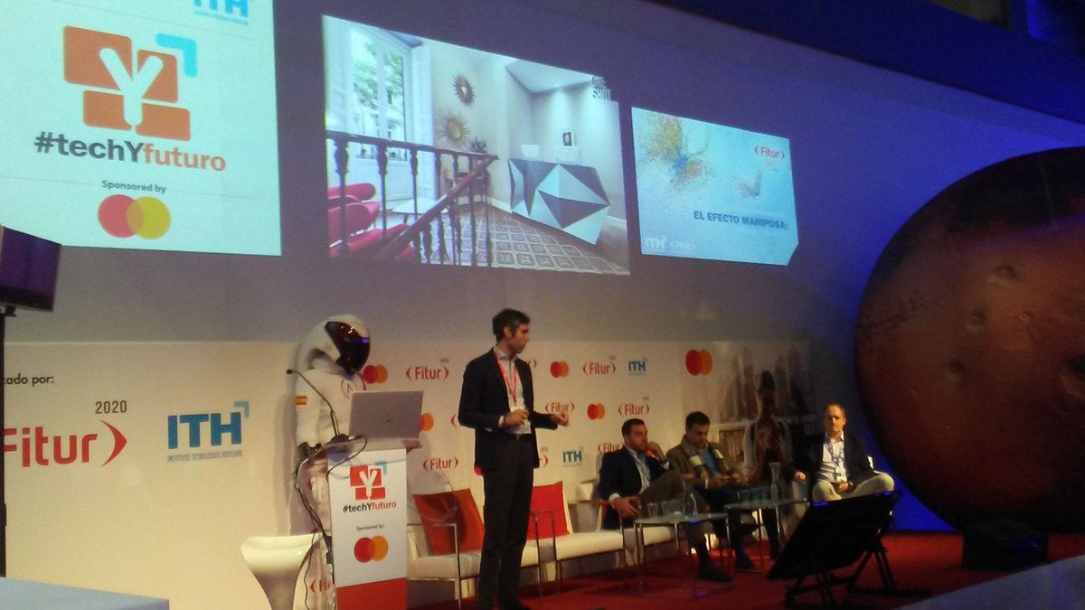 vicbatmon's tweet photo. Ha estado muy bien el panel "Hoteles inteligentes, alojando al próximo huésped" en #techYfuturo #FiturtechY  con @OneShotHotels, @JuanCSanjuan de @CasualHoteles y @Victormayans de @artiemhotels https://t.co/ICWVErd2PM