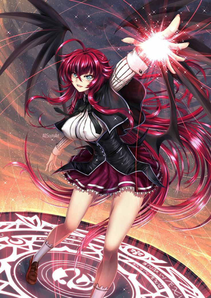 Anime with demons and school