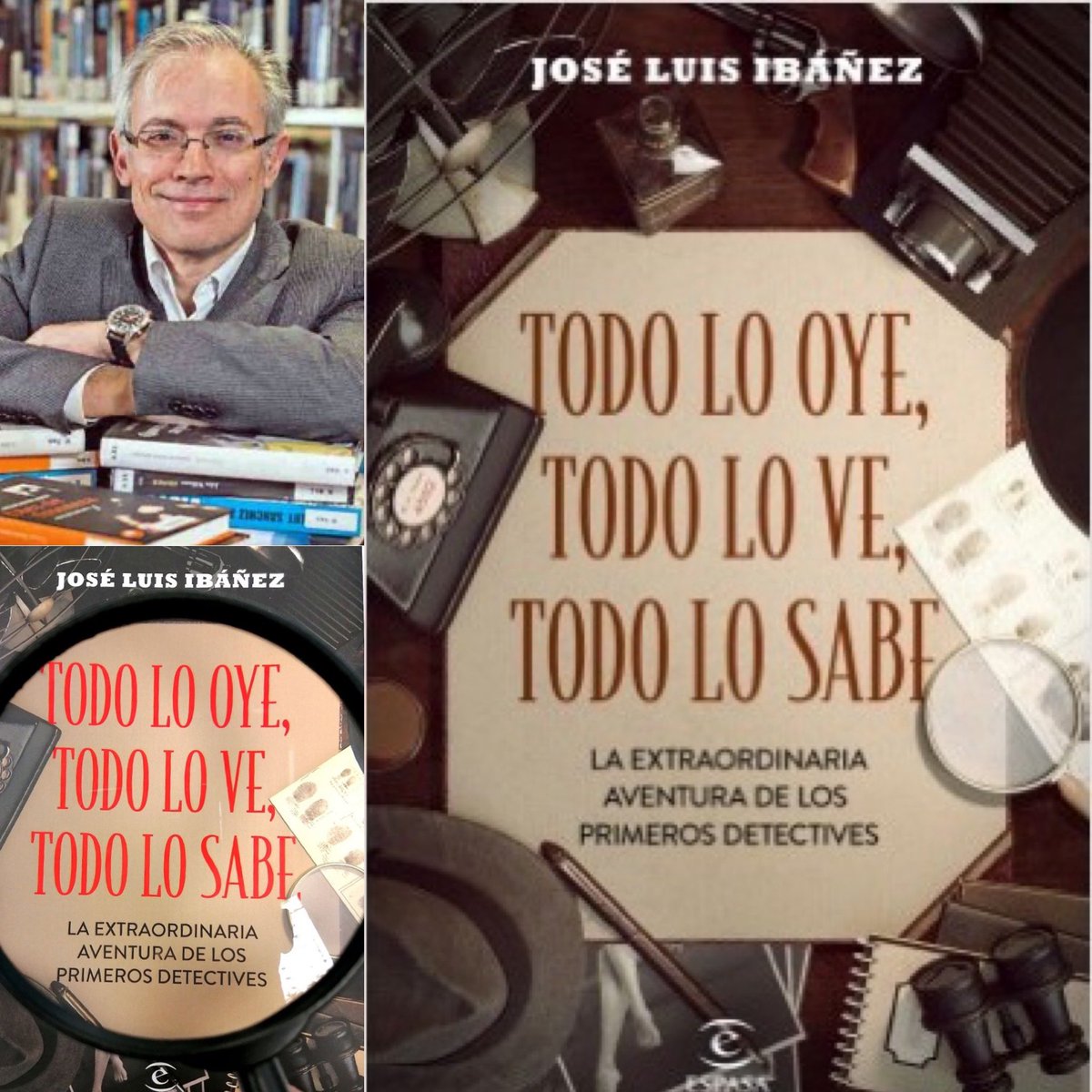 codpcat's tweet image. &apos;Todo lo oye, todo lo ve, todo lo sabe&apos; l&apos;última novel·la del nostre assessor de comunicació @joseluisibanez. Repassa la història dels primers detectius a Espanya fins a 1939. Va estar al costat del primer president Josep M Vilamajor en @juliaenlaonda @ondacero_es #detectius👇👇
