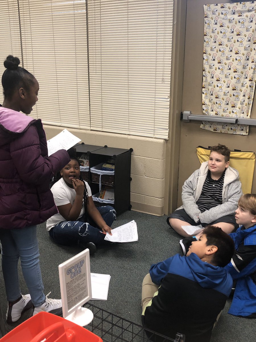 bhicks2220's tweet photo. @BlytheBower We are sharing our informational stories with our peers and listening to feedback. I am so proud of their hard work and their support of each other. “Don’ be embarrassed to share. It’s just us. We are family.” - an awesome 4th grade friend. #writersworkshop #bbbam https://t.co/OZiTUl5o1A