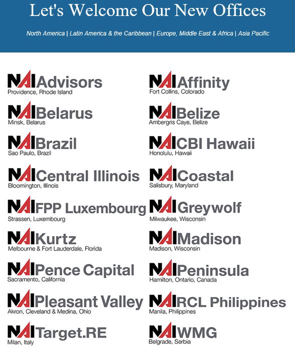 OhioRiverCRE's tweet photo. NAI Ohio River Corridor Would Like To Welcome All New #NAI Offices To Our Global Team @NAIGlobal #naiorc #naiglobal #ccim #sior #CRE #realestate https://t.co/ve5Gllioup