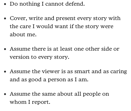 Poynter's tweet photo. Here are Jim Lehrer’s nine rules for journalists https://t.co/HK0Hgj275i https://t.co/LT88RK1iv2