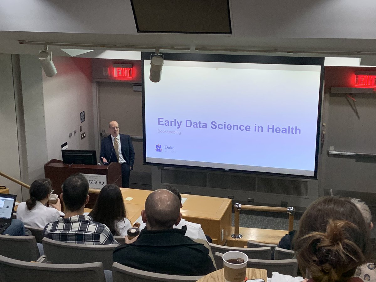 Dr. Larry Cairn presents at Medicine Grand Rounds.