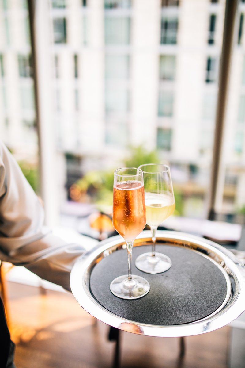 Bubbly is the right answer after a long week.