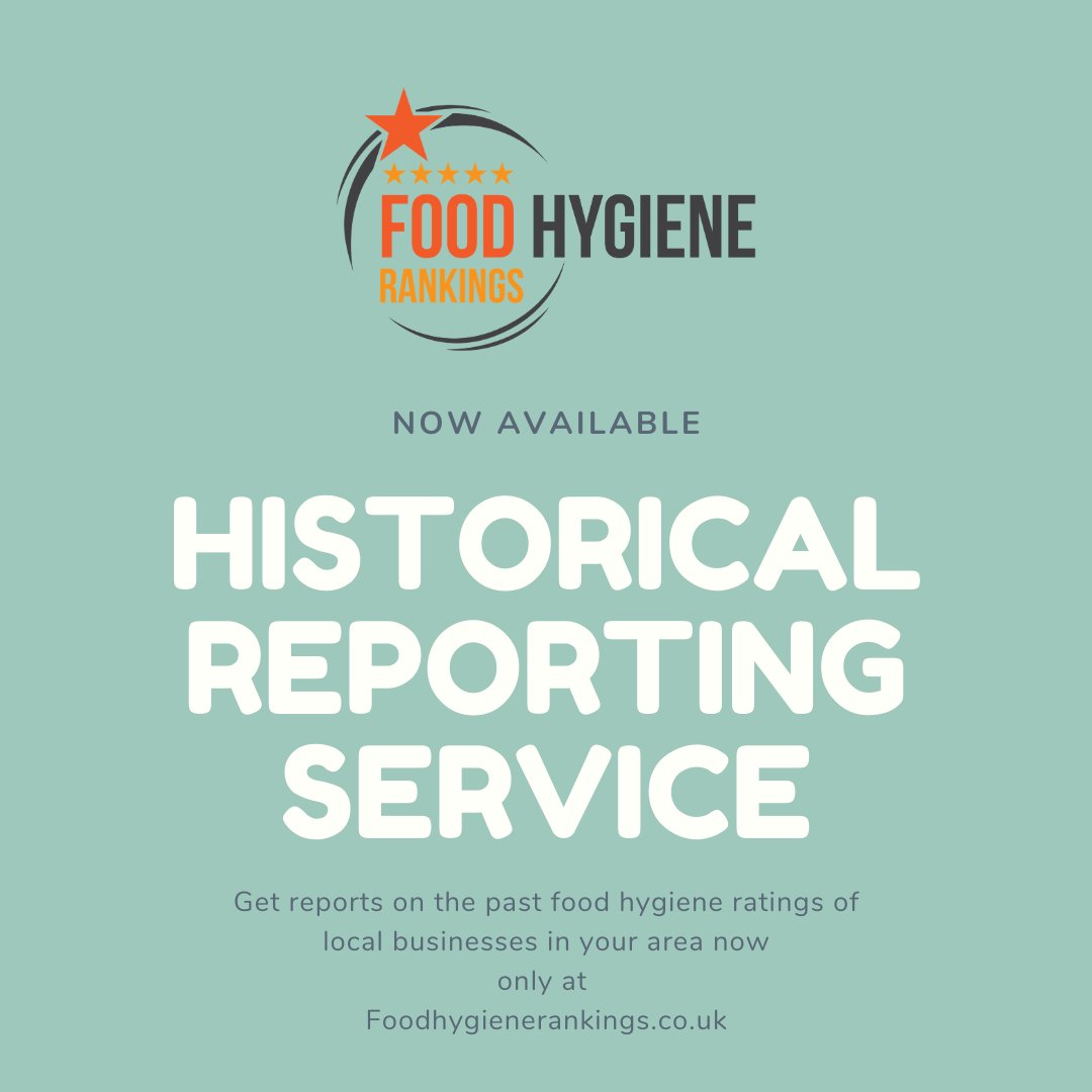 Foodrankings's tweet photo. We are please to announce the launch of downloadable historical reports for locations in the UK.
You can now download any locations historical reports directly from their establishment page.
https://t.co/mLaVnI0uFG
#foodhygiene #reporting #food #5star #FHRS #FHIS #foodbusiness https://t.co/jJoLnS5YW7