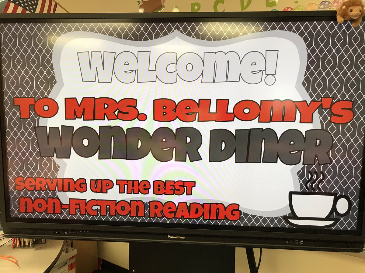 MrsBellomy's tweet photo. It’s Wonder Diner day in Kindergarten!! Time to serve up some amazing non-fiction! 📚 @rennellredhawks #WeAreRennell @CFISDPK1 https://t.co/FNCR4on8Cd