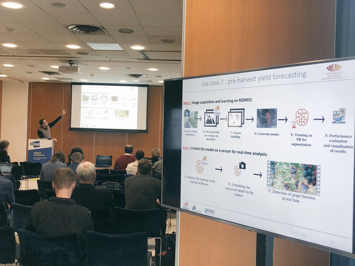 Aminech2014's tweet photo. Presentation of our researches in the @Ai4Di project, with @marine_rondeau @oflauzac @GaveauNath @universitereims @HPCromeo https://t.co/hc2zY0Z6Qm