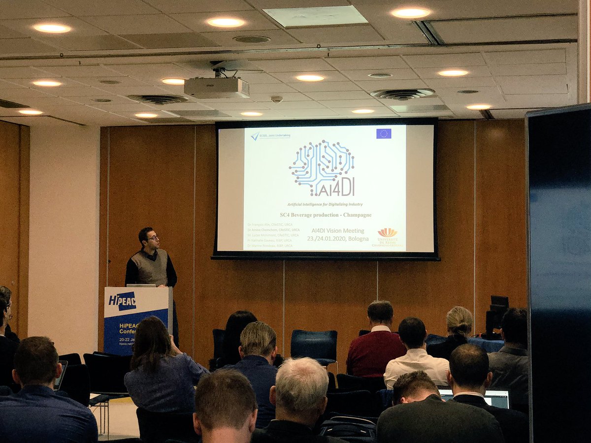 Aminech2014's tweet photo. Presentation of our researches in the @Ai4Di project, with @marine_rondeau @oflauzac @GaveauNath @universitereims @HPCromeo https://t.co/hc2zY0Z6Qm