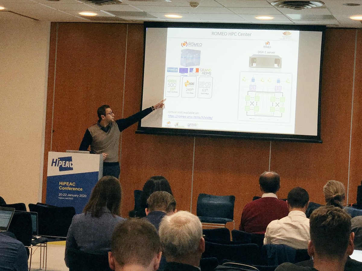 Aminech2014's tweet photo. Presentation of our researches in the @Ai4Di project, with @marine_rondeau @oflauzac @GaveauNath @universitereims @HPCromeo https://t.co/hc2zY0Z6Qm
