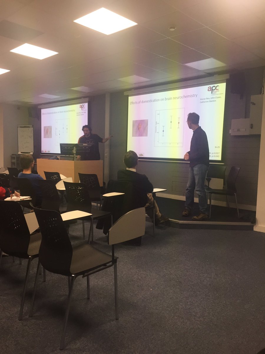 Great and energetic talk from <a href="/JoshkaKaufmann/">Joshka Kaufmann</a> and dr Karl Philips down at @uccBEES today
<a href="/MarineInst/">Marine Institute</a> <a href="/FishEcoEvo/">FishEyE</a>