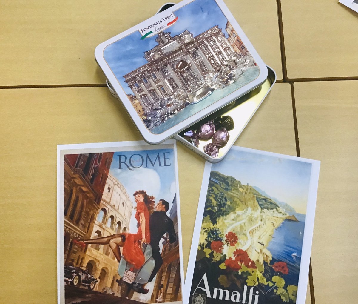 THSch_MFL's tweet photo. ‘Dall’Italia con Amore’ 🇮🇹 Italian Club researched Italian hotspots and wrote postcards to loved ones describing their adventures #THSchClubs #THSchlItalian @TalbotHeathSch https://t.co/nrpLdHMkBX