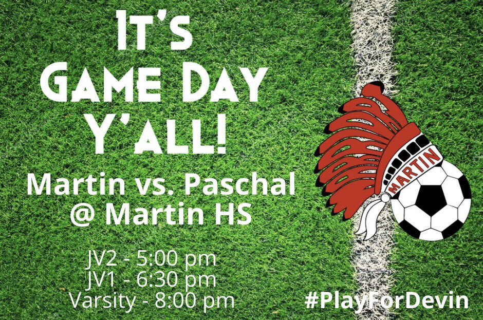 martinsoccer_1's tweet photo. Come out and support Men’s Warrior Soccer tonight @MartinHigh   #PlayForDevin https://t.co/8mGxRufVx5