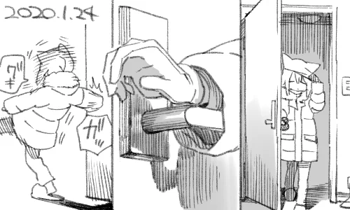 持ち手が細いタイプのドアノブで起こった事件・・・二度とこんなことが怒らないことを祈ります