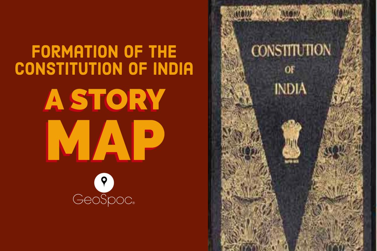 GeoSpoc's tweet photo. #StoryMap
Indians from around the nation came together to fight for a constitution that would determine the future of independent India.
This Story Map shows a brief #timeline of the formation of the #constitution of India.
#RepublicDay2020 #GeoSpoc
https://t.co/aGI2Ko3Zyl https://t.co/mPjL87laJ3