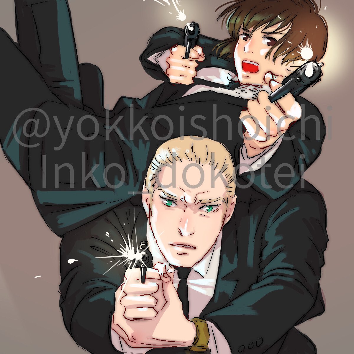 「#APHワンドロ版深夜創作60分一本勝負
@Hetalia_1daw 
生真面目」|Inkoのイラスト