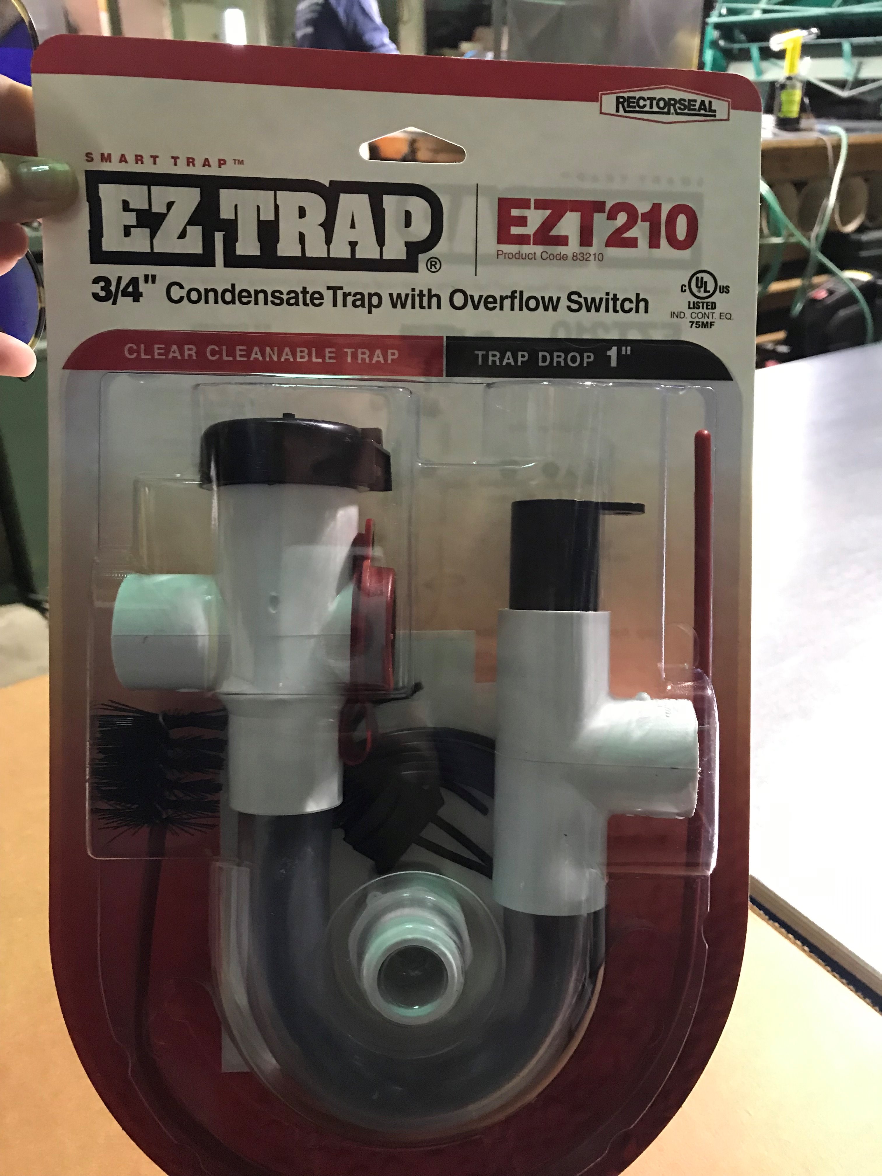 Rectorseal No 83210  EZT-210 Condensate Trap with Safety Switch 