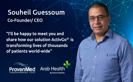 ProvenMed_'s tweet photo. Meet our CEO Souheil Guessoum in @Arab_Health Exhibition, to see how ActivGo® is transforming lives. We will be located at booth Z3 J57, in Dubai from Jan 27-30. 

Visit https://t.co/ppyqXjhtfE for inquires and scheduling meetings.

#provenmed #ArabHealth2020 #urinaryincontinence https://t.co/qRdix33WuP