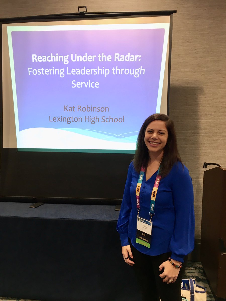LexCounseling's tweet image. Our very own Mrs. Robinson ready to kickoff the breakout sessions at our counselor conference!  #hailtothee2020 #pssca2020