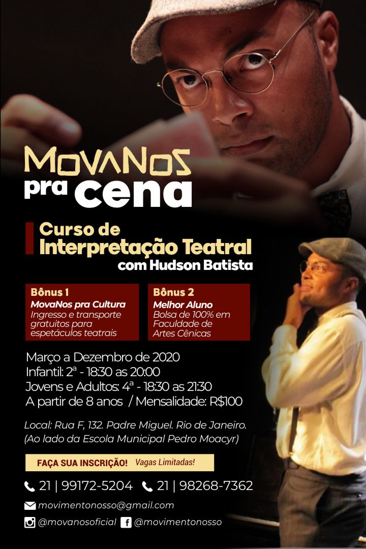 MOVIMENTONOSSO's tweet photo. MELHORE SEUS RELACIONAMENTOS INTERPESSOAIS!!!
ENTENDA O SENTIDO DAS RELAÇÕES EM COLETIVIDADE!!
CURSO DE TEATRO!!
INÍCIO EM MARÇO!!!

#MovaNosMovimentoNosso
#GrupoMovaNos
#MPCena
#CasaMovaNos
#MuitoMaisQueUmShow https://t.co/u98Jfslay0