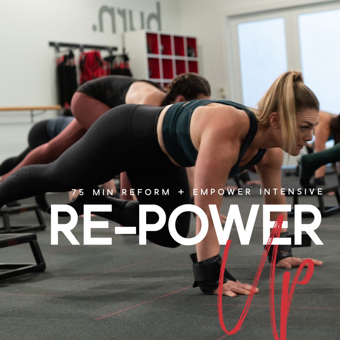 Join @zuzubanna this Sunday, 1/26 at 9:45am in New Orleans for a special 75-minute Re-Power Up Intensive, which combines the best of our Empower and Reform classes for a total body, New Year challenge! Link in profile to register!