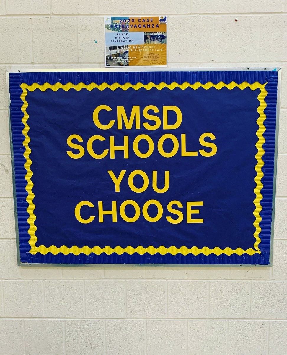 CaseSchool's tweet photo. School Choicr Fair-2/19/20

Come choose your CMSD school for nexg year and enjou our African American Program! https://t.co/7qGuRWrqAC