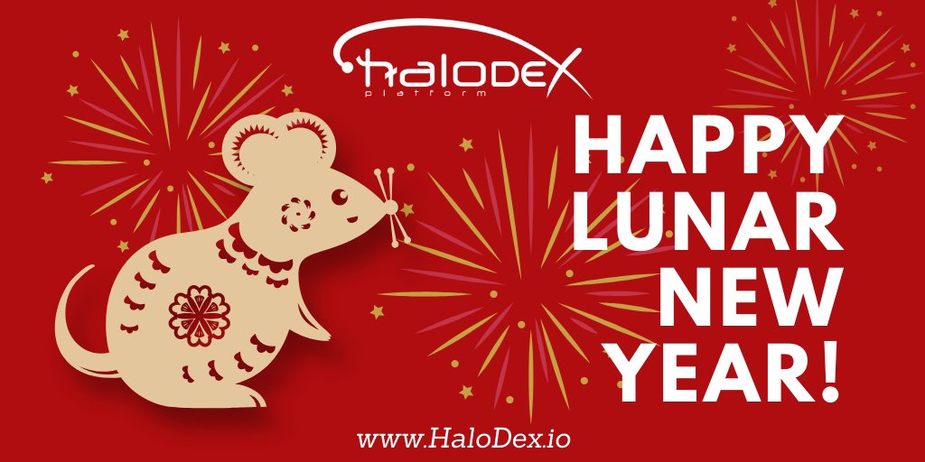 LLormard's tweet photo. Happy Lunar New Year From HaloDeX! 🎉🍀
May this year of the rat bless you with the power to transform unlucky events into good fortune!
For regular news, follow https://t.co/xJIjD0lFXI Twitter account https://t.co/E1m3vlTRWz
#halodex #halodexexchange #halo #haloplatform https://t.co/rXaQ5TFRTB