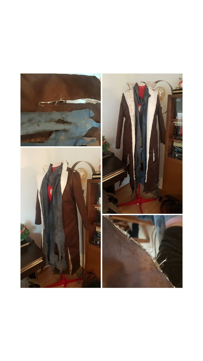 sternenhirte's tweet photo. Still catching up @CriticalRole!!! I had this shitty episode in campaign 2... episode 26. WHYYYY. Okay Let's go further... and work on this wonderful and not totally torn coat of @VoiceOfOBrien s DND character #calebwidogast #stinkywizard #hobowizard #CriticalRoleCosplay https://t.co/B3wYd9hEqU