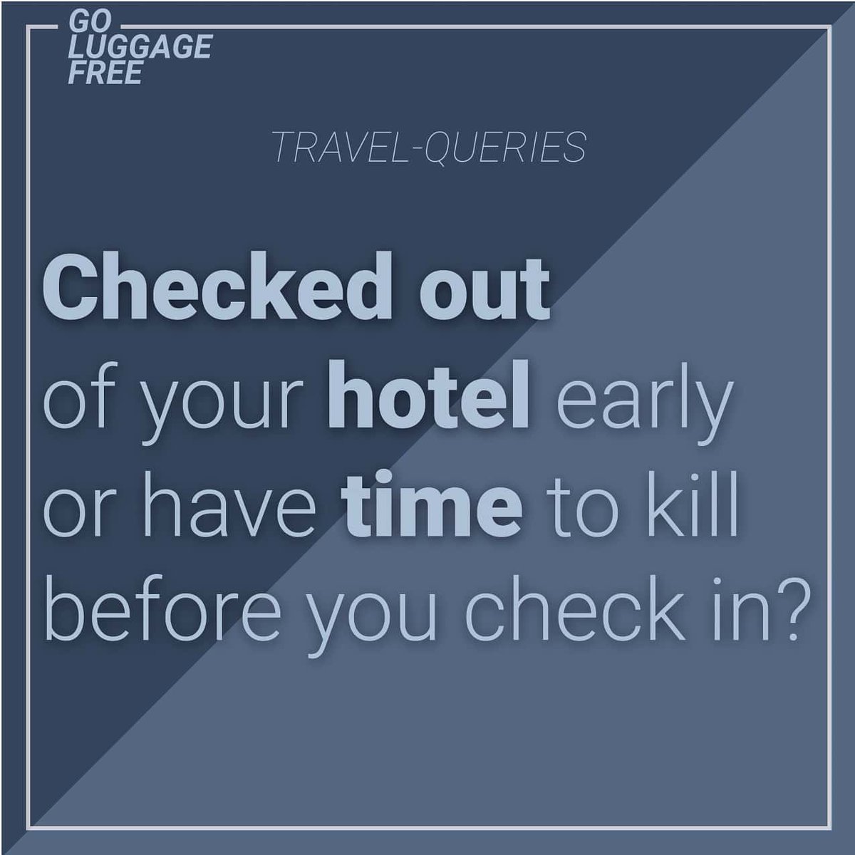 goluggagefree's tweet photo. Unlike Hotels and Airbnb, you can check in and check out your luggage at anytime through GoLuggageFree! Make the most of your Delhi tour without having to worry about your luggage!
.
Check out this blog for more details:
https://t.co/dHBCiVWPiF
#Delhi #wanderlust #tourism #Travel https://t.co/lKGMIEgjyi