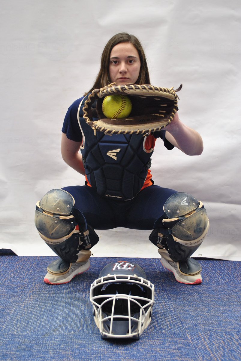 KC_Softball's tweet photo. 22 days until game day so meet number 22 Paige Mokychic! Our junior catcher is fearless behind the plate and is ready to show what this team is made of!! https://t.co/1Bp02aR6BG